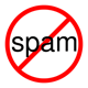 no spam!