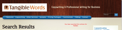 Business Blog Search