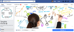 Tangible Words Facebook Business Page