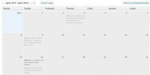 WordPress Editorial Calendar